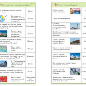 2.7.12.19 Комплект карточек (10) "Обучающий калейдоскоп. Города и страны"
