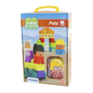 Конструктор блочный Питомцы Super Blocks Pets (20 деталей)