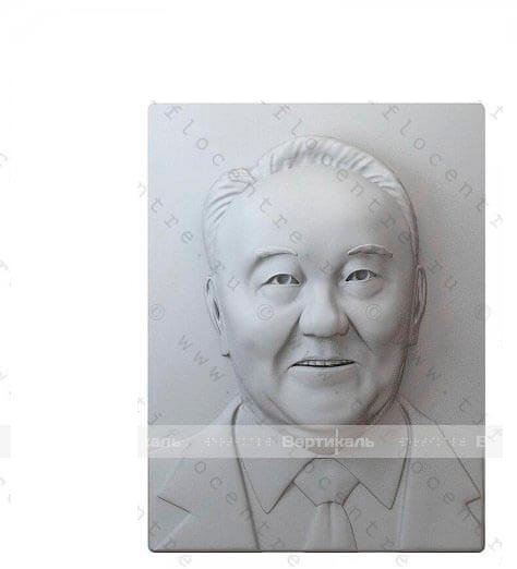 Портрет 3D Президент Казахстана Назарбаев Н.А. Портрет 3D Президент Казахстана Назарбаев Н.А.