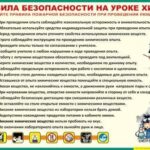 Таблица Правила безопасности в кабинете труда 100х140 винил